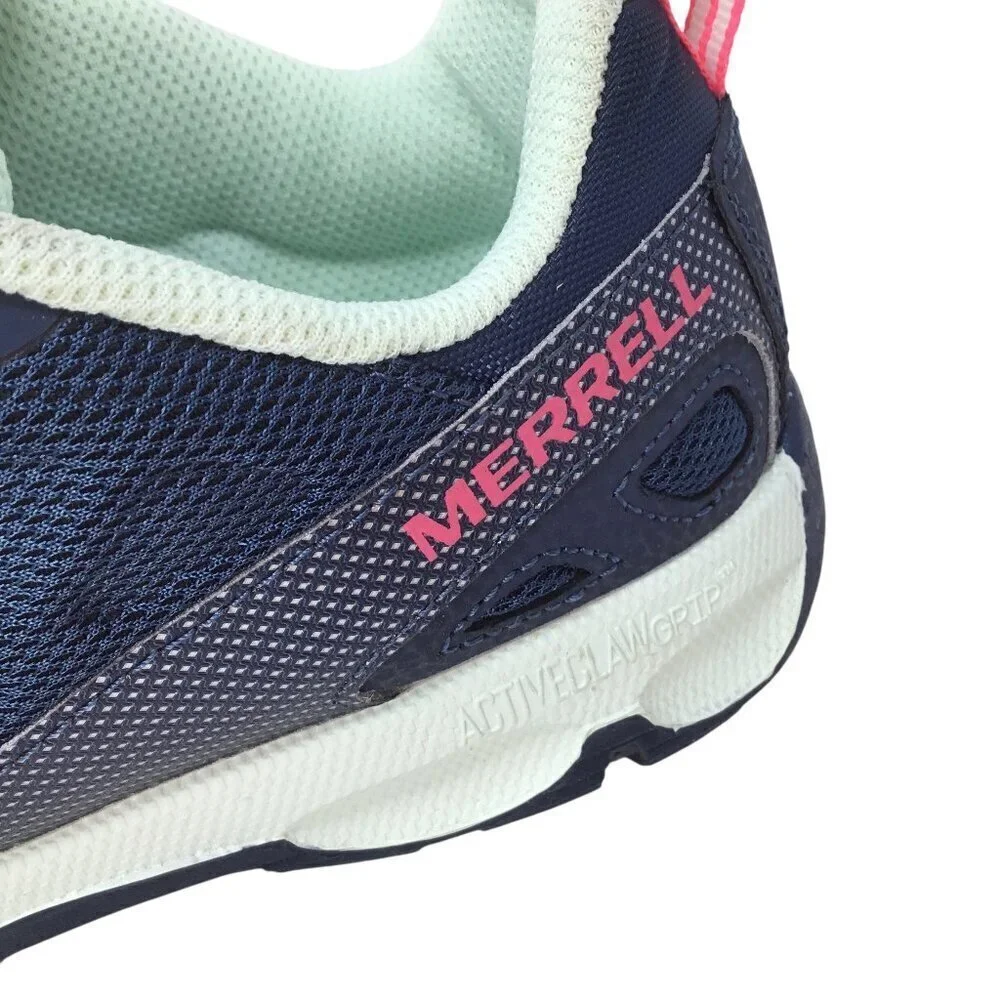 Merrell Chameleon Low 2.0 Youth Girls 5.5 M Blue Pink Sneakers MK161302